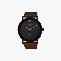 [ประกันร้าน] CITIZEN นาฬิกาข้อมือผู้ชาย รุ่น BE9185-08E AQ Mid Mens Quartz Black Dial Brown