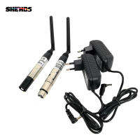 SHEHDS เครื่องรับสัญญาณไร้สาย DMX512หรือส่งสัญญาณ300เมตรเครื่องควบคุมแบบพกพาไร้สาย2.4กรัม ISM สำหรับ DJ Show งานปาร์ตี้ดิสโก้คลับเวทีแสงไฟ KTV พร้อมเสาอากาศ