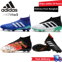 【บางกอกสปอต】Adidas_Predator 18+x Pogba FG รองเท้าฟุตบอล รองเท้าสำหรับเตะฟุตบอล คุณภาพดี Football Studs soccer shoes