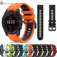 ▨♤ Paski 22mm do Garmin Fenix 7 5 5Plus 6 6Plus inteligentny zegarek do zegarka Quick Release Forerunner 935 S60 silikonowa opaska na nadgarstek Easyfit nowość