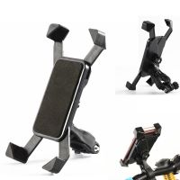 【CW】 Phone Holder Motorcycle Mobile Cellphone Holder Bike Handlebar Clip Stand GPS Mount Bracket for IPhone Samsung Anti Shake