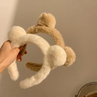 【YF】 Autumn And Winter Lovely Stuffed Bear Ears Hair Hoop Female Cartoon  Bundle Head Headdress Hairbands Accessories