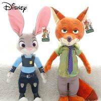 40-60Cm ดิสนีย์ Zootopia ตุ๊กตายัดนุ่นการ์ตูนจูดีฮอบบส์นิกตุ๊กตากระต่ายจิ้งจอกอนิเมะ Plushie ของเล่นของขวัญเซอร์ไพรซ์เด็กหญิงเด็กชาย