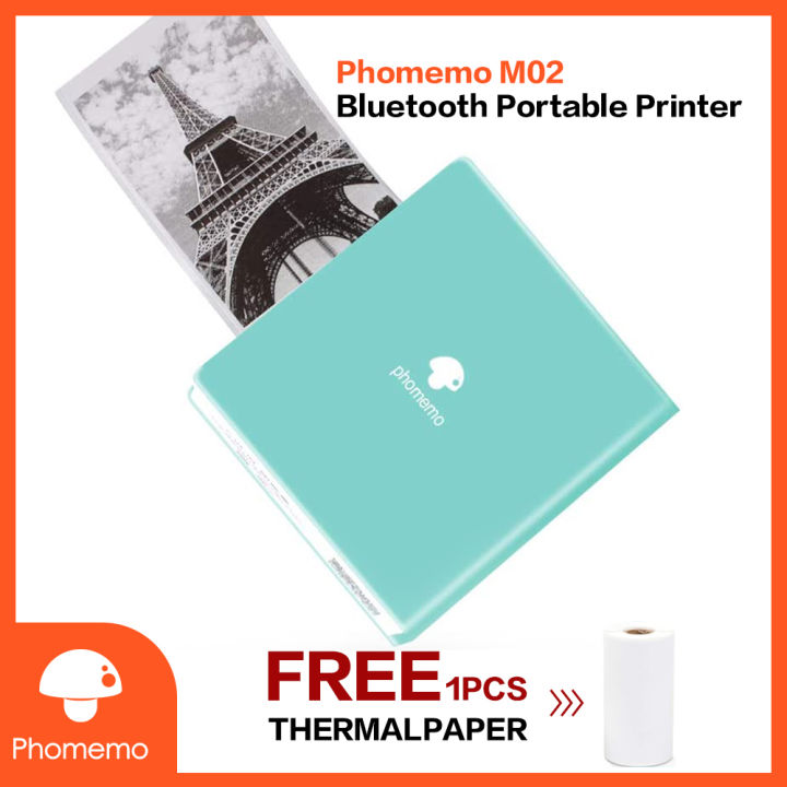 Adhesive Thermal Sticker Paper for Phomemo M02 Series Bluetooth