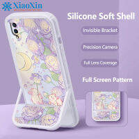 XiaoXin สำหรับ VIVO Y93 y91c Y91 Y95 y1s TPU ที่มองไม่เห็นขาตั้งเคสโทรศัพท์แบบบูรณาการ Soft Case กล้องครอบคลุมเต็มรูปแบบ