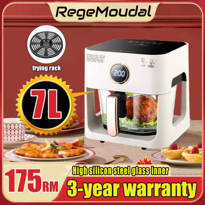 【5 Year Warranty】7L Electric Air Fryer 1200W Electric Oven