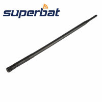 Superbat 3pcs 2.4GHz 12dBi Omni-Directional Rubber Duck Aerial Booster WiFi Antenna RP-SMA for Wlan Routers Asus RT-AC66U RT-N6