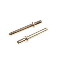 100Pcs Male PCB Pin Header Press Fit Tip 1.0MM Diameter Brass Plated Gold 1u 1.0 Bias Connector 9.5MM