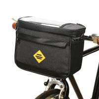 【CW】Bike Handlebar Front Frame Bags Touch Screen Waterproof Multifunctional Bicycle Top Tube Insulation Bag Cycling Accessories