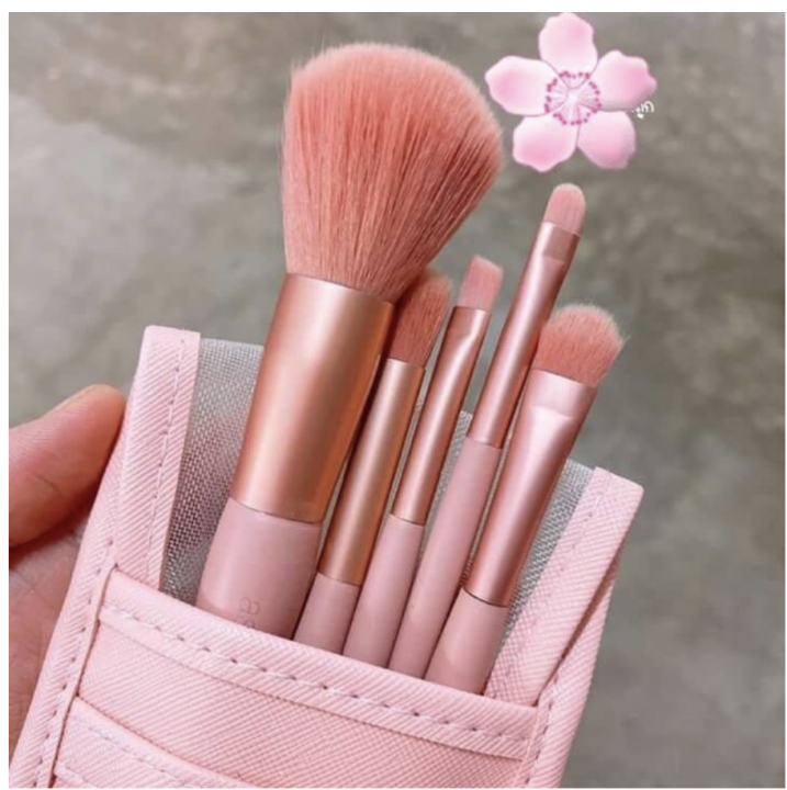 ashley-peachy-brush-set-ชุดแปรงน้องพีช-พร้อมกระเป๋า-ยั่วมาก-ขนนุ่มสุดๆ-ของแท้-พร้อมส่ง