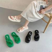 COD DSFGERTGYERE Women Flat Sandal Fashion Outdoor Thick Sole Non-Slip Casual Beach Sandals