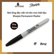 Bút lông dầu viết vẽ trên mọi chất liệu Sharpie Permanent Marker Fine Point Màu đen (Black)