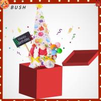 BUSH วันเกิดของสตรี ตกแต่งวันเกิดตุ๊กตาไร้หน้า 15.4นิ้วค่ะ ศิลปะผ้าศิลปะ ตกแต่งของขวัญวันหยุดผู้สูงอายุไร้ใบหน้า สวยงามสวยงาม ตุ๊กตาตกแต่งวันเกิด ห้องในห้อง