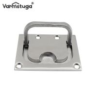 ☁◕ VARMSTUGA Stainless Steel 316 Flush Lift Ring Hatch Pull Handle Locker Cabinet Boat Marine Hardware