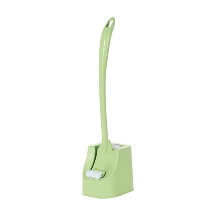 Long Handle Toilet Brush and Holder Set Double Side Curve Cleaning