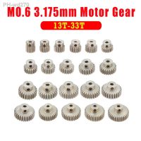 M0.6 3.175mm 14T 15T 16T 19T 23T 25T 28T 29T 31T 32T 13T-33T Metal Pinion Motor for 1/10 Car Shaft Parts