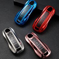 [More Suitable] TPU ฝาครอบกุญแจรถกรณีกระเป๋า Fob Shell สำหรับ Porsche Macan 911 Panamera Cayenne Carrera Taycan Protector อุปกรณ์เสริม