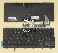 Belgian Latin Spanish Russian UK Keyboard for DELL XPS 9370 9380 XPS 13 7390 03PMXP 0RD0CJ 06DKJ8 Backlit Black