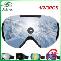 1/2/3PCS Aldult Double Layers Anti-Fog Ski Goggles Snow Snowboard Glasses Snowmobile Eyewear Outdoor Sports Motorcycle Ski