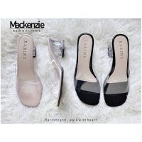 เวดจ์ ◎rarin  Mackenzie  36 - 41 รองเท้าสายใส ส้นแก้ว ความสูง 2 นิ้ว ( สายนิ่มมาก )⚘