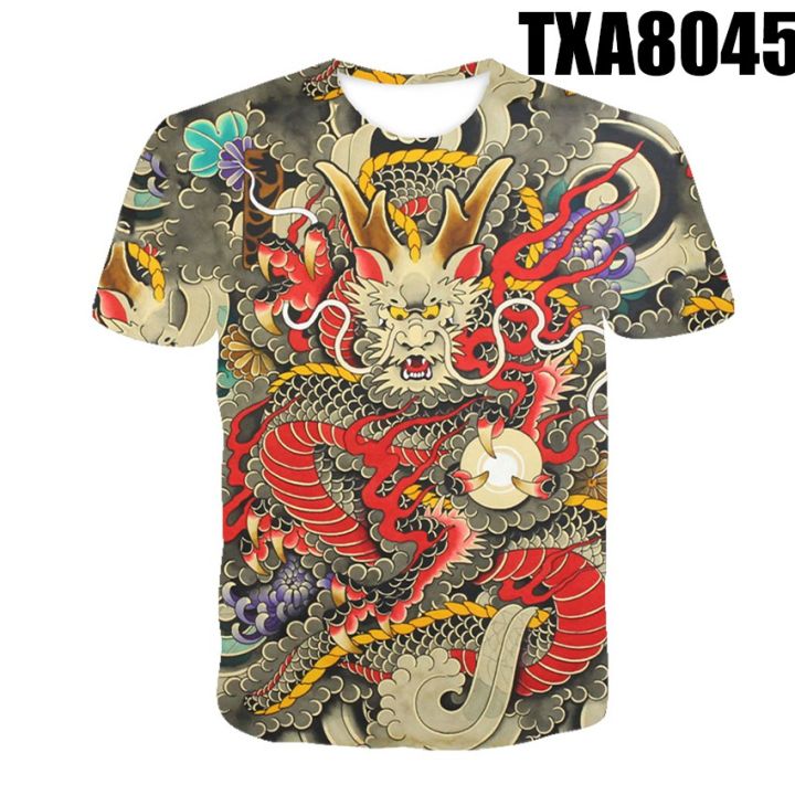 new-short-sleeve-dragon-pattern-3d-printed-summer-mens-leisure-sports-short-sleeve-t-shirts