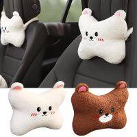 Top Quality Car Headrest Neck Pillow Support Soft Seat Both Side Sherpa Fabric Headrest For Head Pain Relief Auto Rest Pad