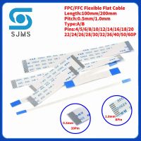 10PCS Pitch 0.5MM 1.0MM FPC FFC Flexible Flat Cable A/B Type 100MM/200MM 4P 5 6 8 10 12 14 16 18 20 22 24 26 28 30 32 36 40P Pin