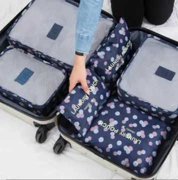 6 Pieces Travel Storage Bag Organizer - SK Collection