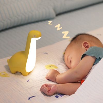 Touch Switch Cute Dinosaur LED Night Light for Kids Children Gift Bedroom Table Lamp USB Rechargeable Baby SleepingTimming Light Night Lights