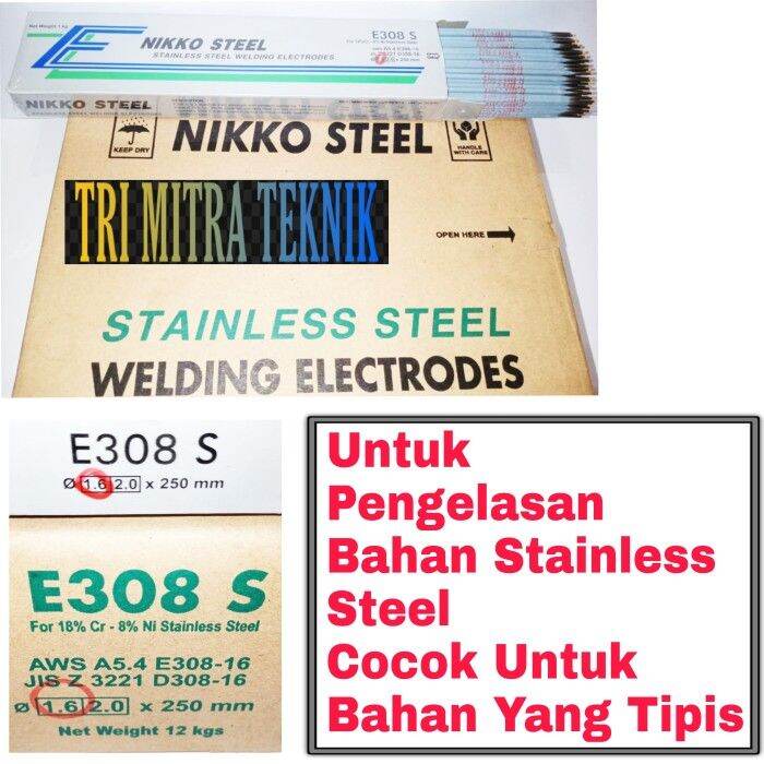 Kawat Las Stainless Nikko Steel Mm E S Kemasan Kg Geniusstore Lazada Indonesia