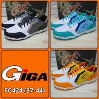 Giga FG424 รองเท้าฟุตซอล (37-44) สีดำ / สีเขียว /สีส้ม