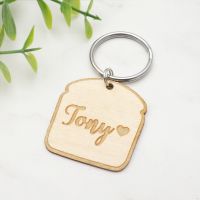 ▤ Personalized Dog Tag Custom Cat ID Tag Collar Accessories Wood Name Tags Identification Nameplate Pendant Anti-lost Chain Charm
