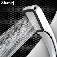 ZhangJi 300 Holes High Pressure Rainfall Shower Head Water Saving 3 Color Chrome Black White Sprayer Nozzle Bathroom Accessories Showerheads