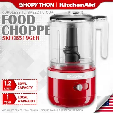 Best Buy: KitchenAid 5 Cup Cordless Rechargeable Chopper Empire Red  KFCB519ER