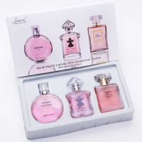 Womens Perfume Long lasting light fragrance floral and fruit perfume three-piece boxน้ำหอมผู้หญิง กลิ่นหอมติดทนนาน น้ำหอมกลิ่นดอกไม้และผลไม้ กล่องสามชิ้น