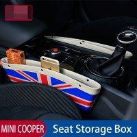 ♧ Brand New Pu Material Union Jack Style Car Seat Storage Boxes For Mini Cooper R50 R56 F56 F60