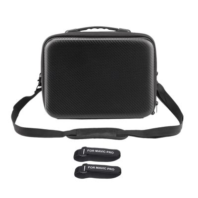 Portable Waterproof Case for DJI Mavic Air 2 PU Shoulder Handbag + Paddle Holder Protective Case Drone Accessories