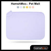 Hampshmoc กันน้ำสัตว์เลี้ยง Placemat ลื่นแมวให้อาหารเสื่อมัลติฟังก์ชั่อาหารเสื่อป้องกันน้ำล้นอาหารระเบียบบนพื้นสำหรับแมวสุนัข