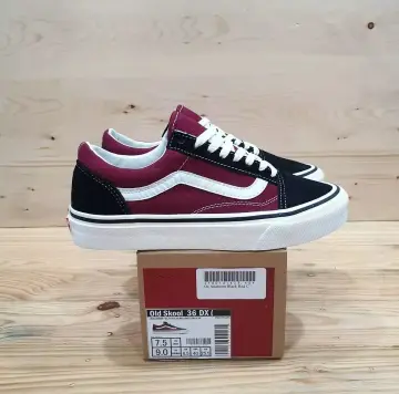 Vans old skool cheap merah maroon