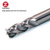 YUZETOOLS HRC55 Endmill cutter สําหรับอลูมิเนียมที่แข็งแรง 3 ขลุ่ยตัดอลูมิเนียมทองแดงแปรรูป