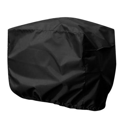 1 Piece 210D Yacht Half Outboard Motor Engine Boat Cover Anti UV Dustproof Cover Marine Engine Protection Cover 60-100HP
