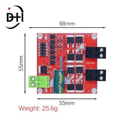 โมดูลมอเตอร์ไดรฟ์ DC ย้อนกลับความเร็ว PWM Dual H สะพาน Stepper Motor มอเตอร์ไฟฟ้า L298N ชัยชนะขนาดเล็ก