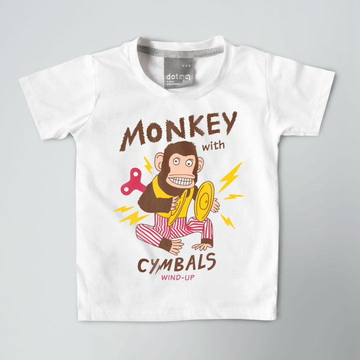 dotdotdot-เสื้อยืดเด็ก-t-shirt-concept-design-ลายลิงไขลาน-และ-หุ่นยนไขลาน