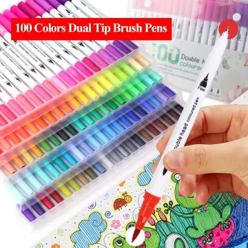 100 Colors Art Supplies Gel Pens For Adult Coloring Set Drawing