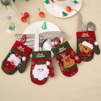 Christmas Decorations Snowman Kitchen Tableware Holder bag Party gift Xmas ornament Christmas  for home table New Year 2021 Socks Tights