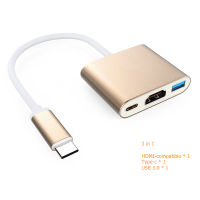 Rankman Type-C to 4K HDMI-compatible VGA USB C 3.0 Hub Adapter for MacBook Nintendo Samsung S20 Dex Huawei Matebook Xiaomi 10 TV