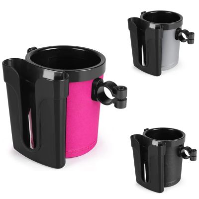 Bike Cup Holder with Cell Phone Keys Holder,Universal Handlebar Drink Cup Holder for Bicycles Scooters