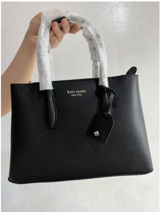 Authentic kate spade eva small top zip satchel + bag + satchel + women