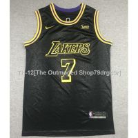 ஐ 2021 new men Los Angeles Lakers 7 Carmelo Anthony embroidery basketball jerseys jersey rsnakeskin black gold