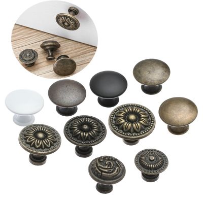 【CC】✸  2Pcs Antique Cabinet Pull Handles Alloy Drawer Door Knobs Hardware Component Fitting